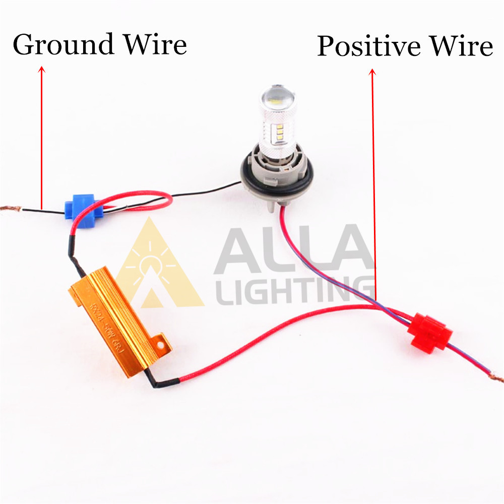 50W 6ohm load resistor fix LED turn signal light hyper flash