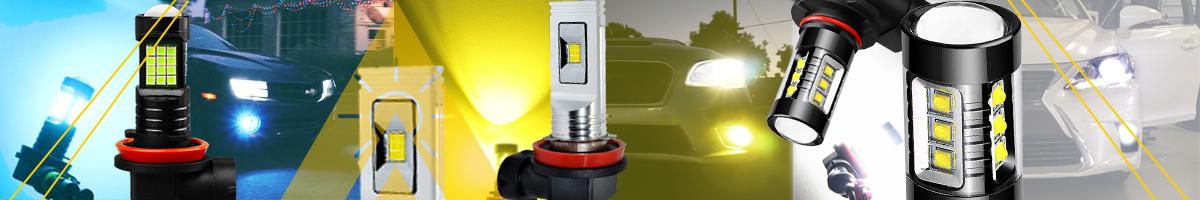 LED Fog Lights Bulbs Replacement for Cars Trucks
