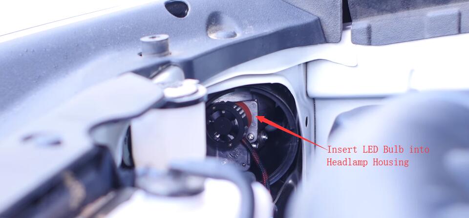Toyota 4Runner Low Beam LED Headlight Bulb H11 Insert Housing