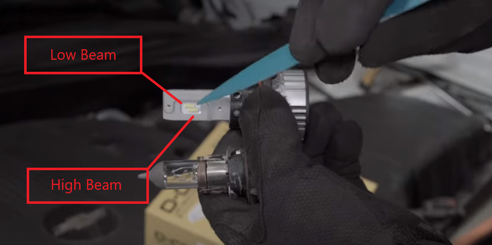 Chevy Camaro LED Headlights Bulb Beam Pattern Adjustment