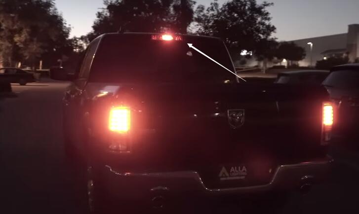 Dodge Ram 1500 3rd Brake Light Center High Mounted Stop Bulbs Install Replace