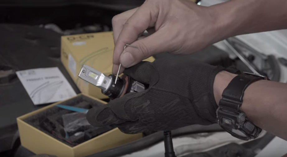 How to Adjust Chevy Camaro LED Headlights Bulb Beam Allen Wrench