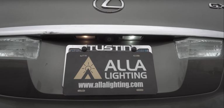 license plate light