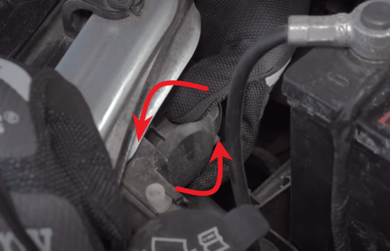 twist dust cap counter clockwise in 2012 - 2019 Chevy Sonic to remove
