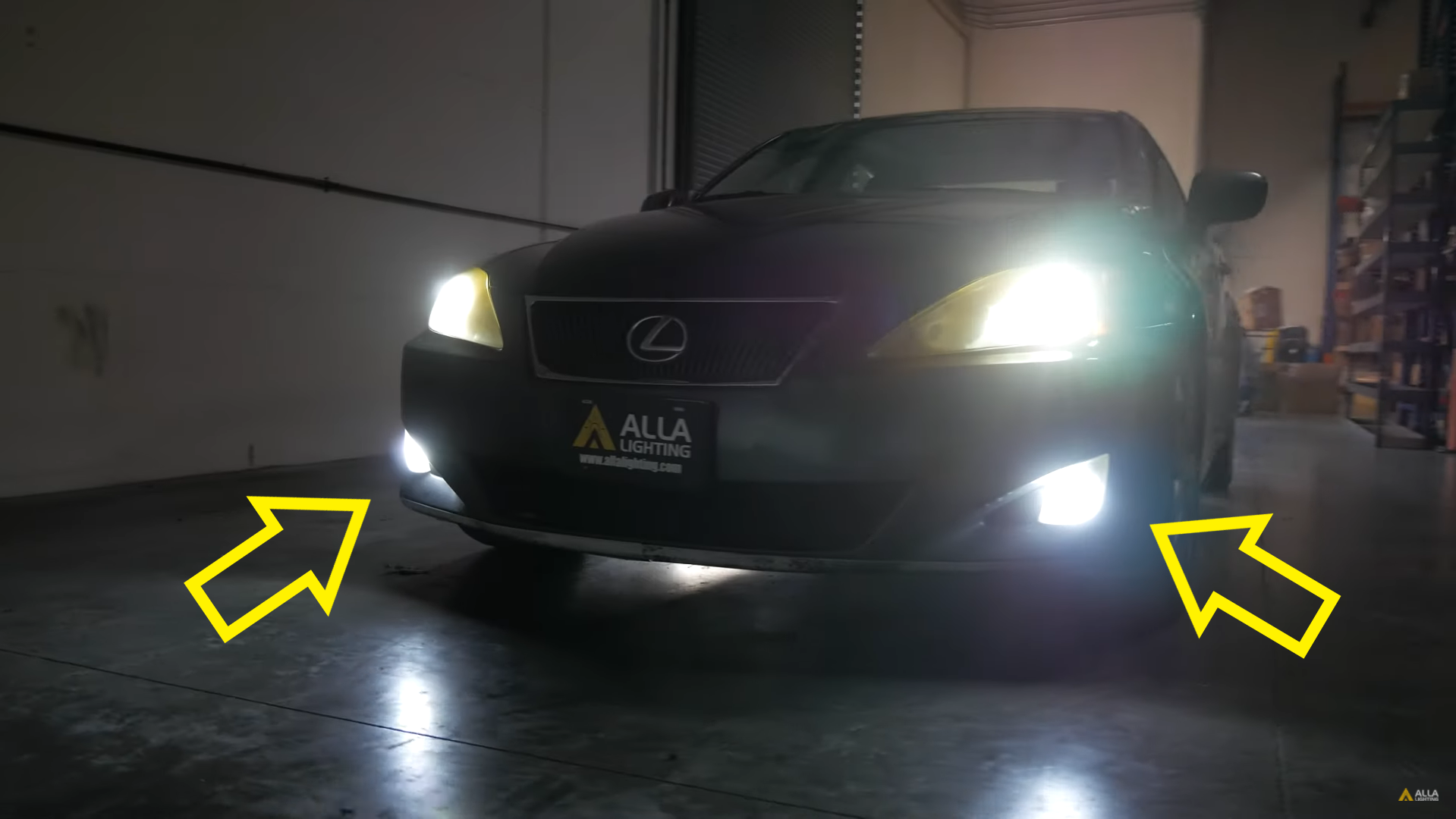 2008 Lexus IS250 Fog light upgrade, replacement & easy install 10