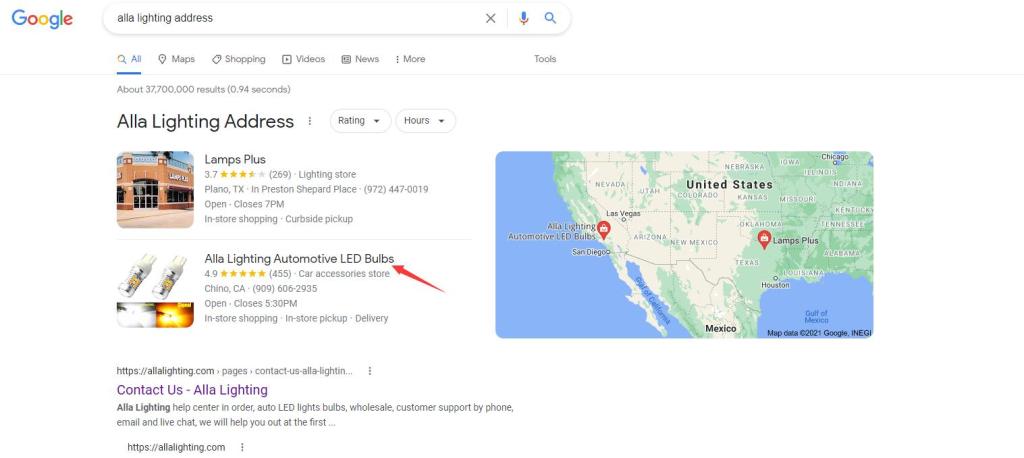 la-lighting-google-profile-seller-review
