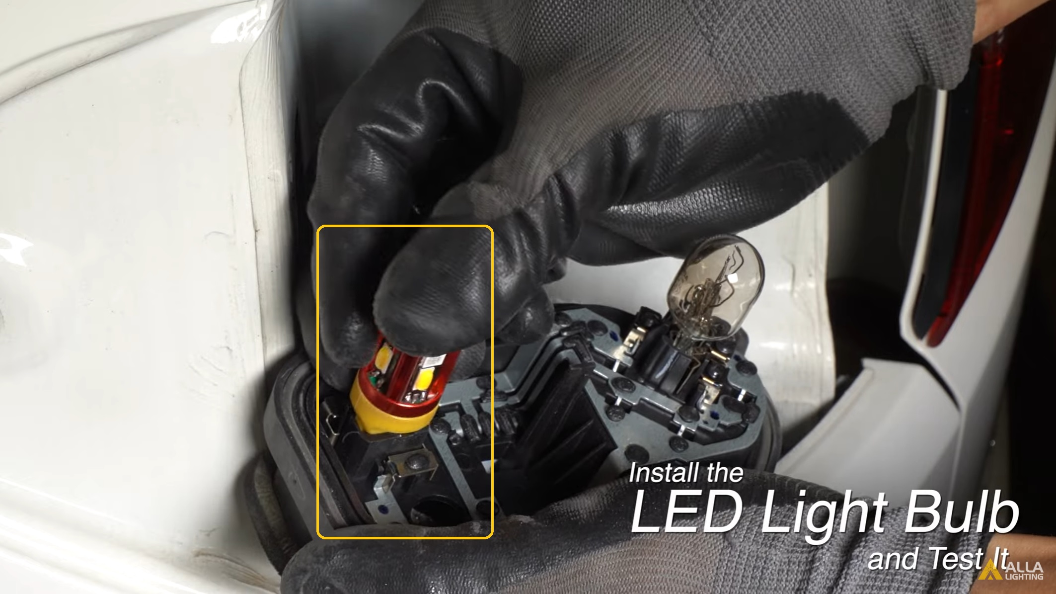 How to Change | Replace | Install 2018 Ford EcoSport Rear Turn Signal Lights Bulbs | LED upgrade 11