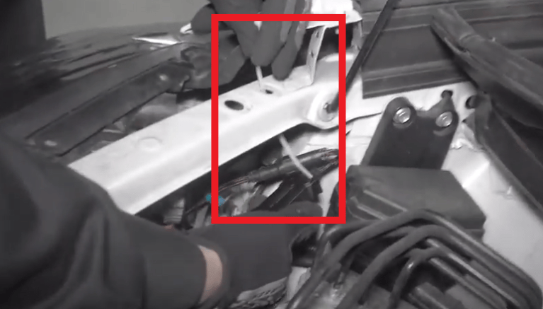 if have LED driver then use zip tie to secure the LED driver in the Toyota