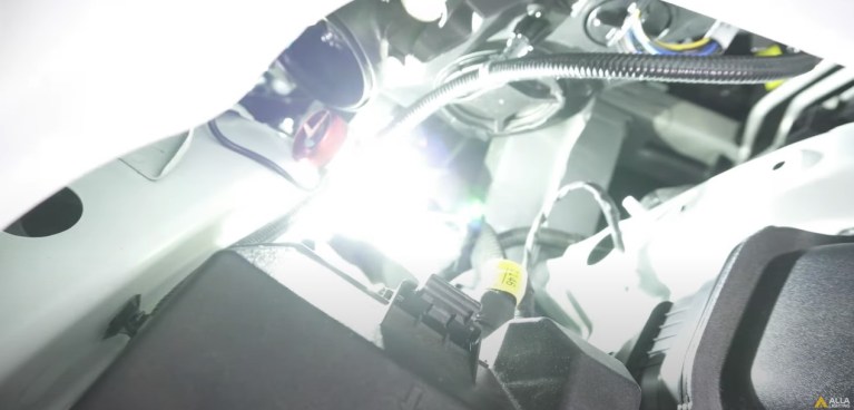Easy replace low beam headlight bulbs on 2023 Chevy Trailblazer 6