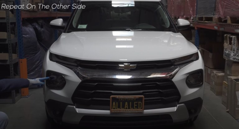 Easy replace low beam headlight bulbs on 2023 Chevy Trailblazer 9