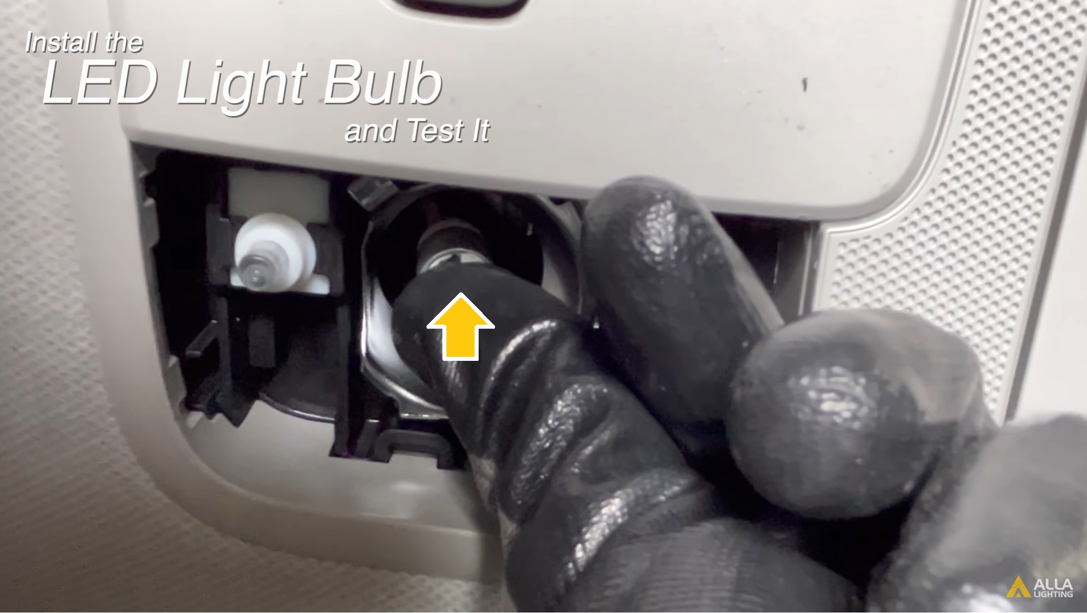 How to Replace 2022 Kia Soul Interior Map Light Bulb | LED Install 8