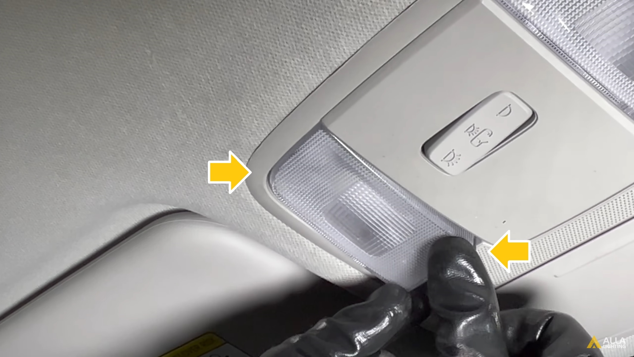 How to Replace 2022 Kia Soul Interior Map Light Bulb | LED Install 10