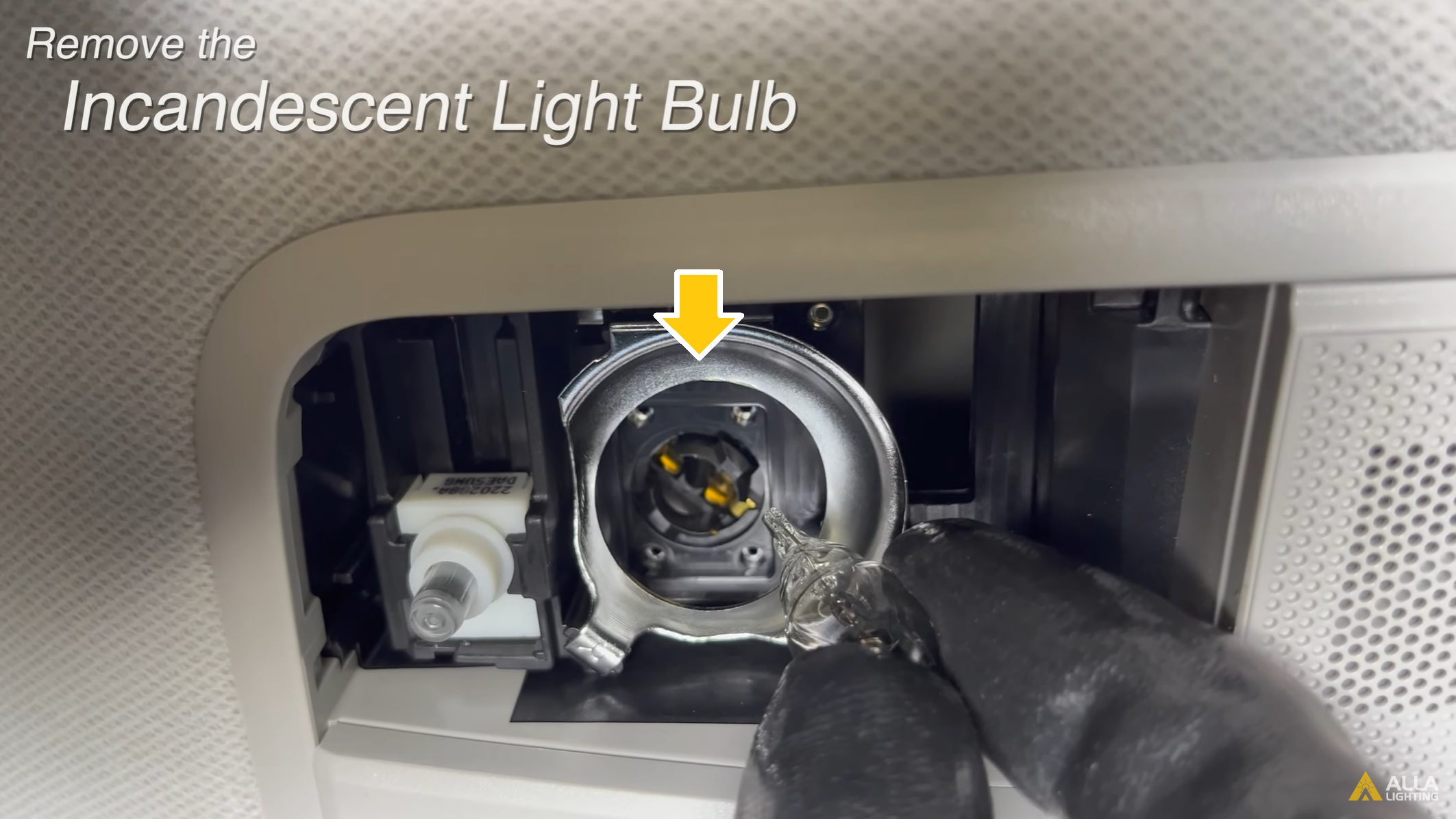 How to Replace 2022 Kia Soul Interior Map Light Bulb | LED Install 13
