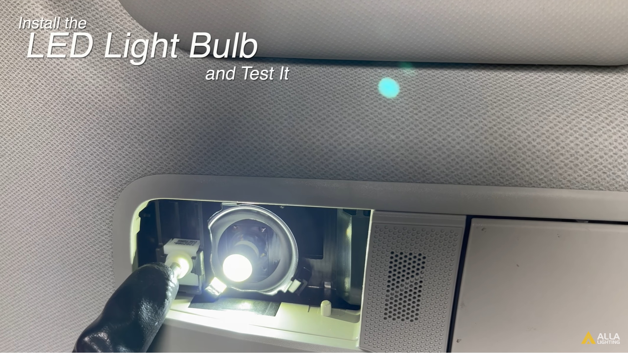How to Replace 2022 Kia Soul Interior Map Light Bulb | LED Install 15