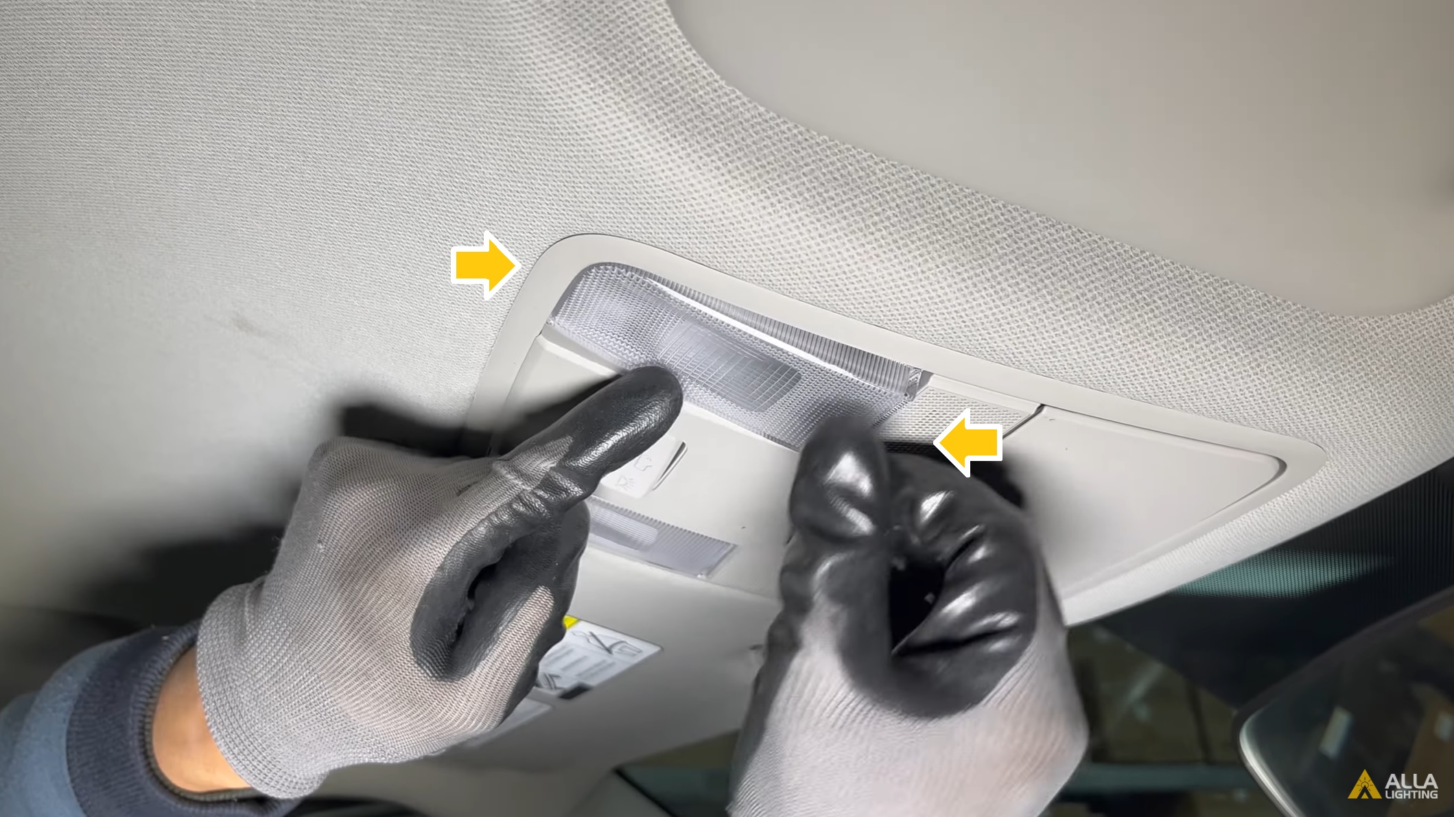 How to Replace 2022 Kia Soul Interior Map Light Bulb | LED Install 16
