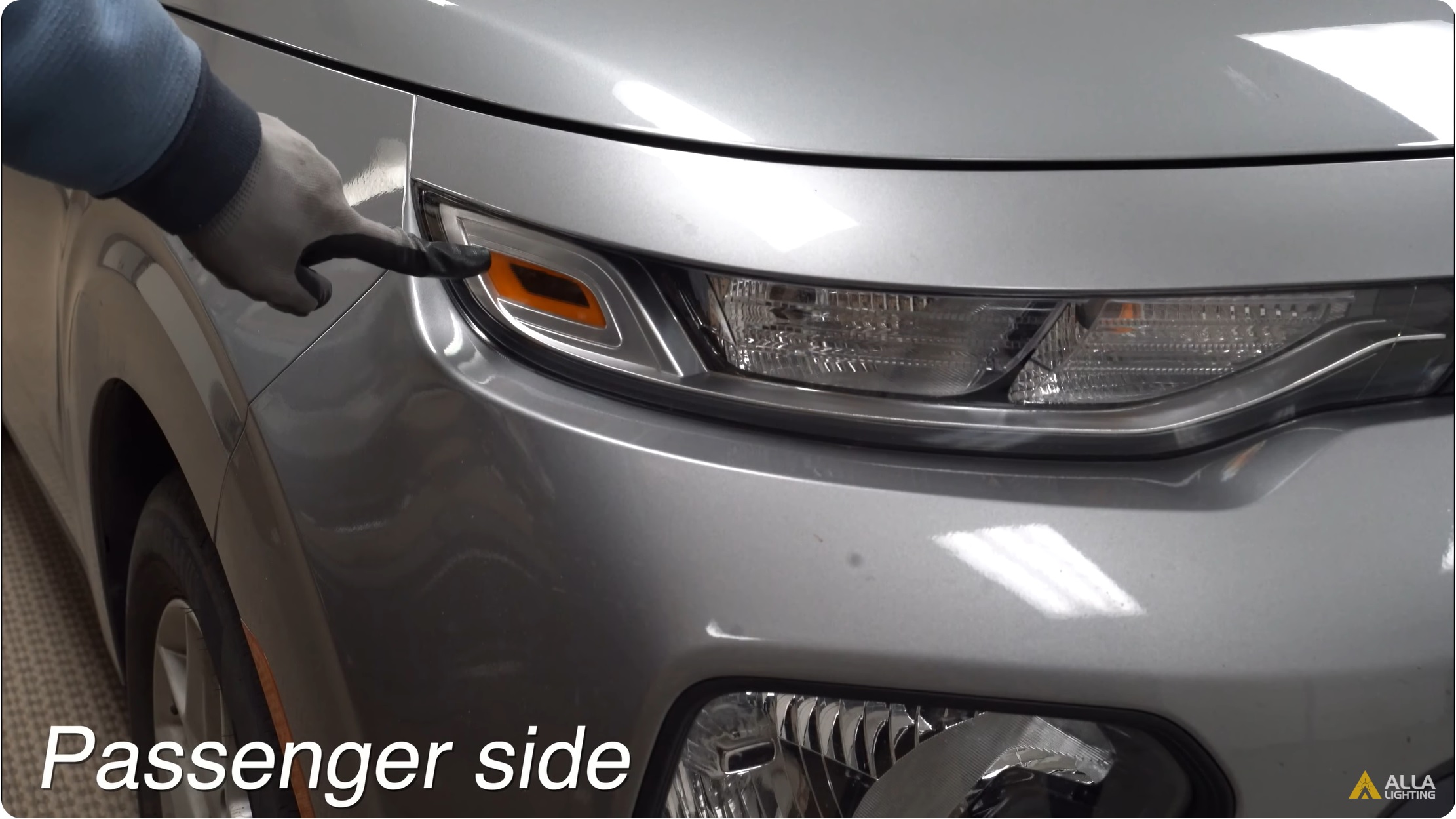 Easy How to Change 2022 Kia Soul Front Side Marker Lights | LED Installation 2