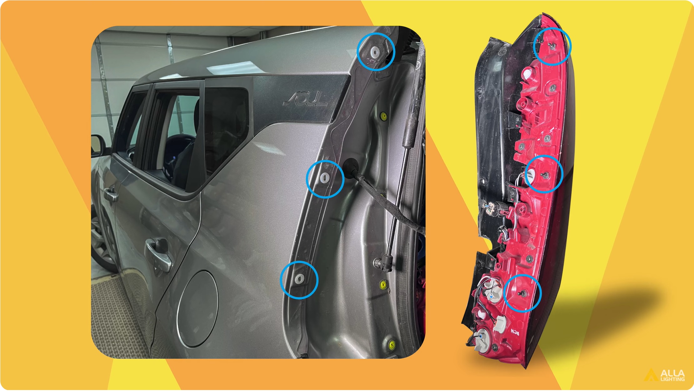 How to Change 2022 Kia Soul Rear Turn Signal Light | 1156NA LED Install 9