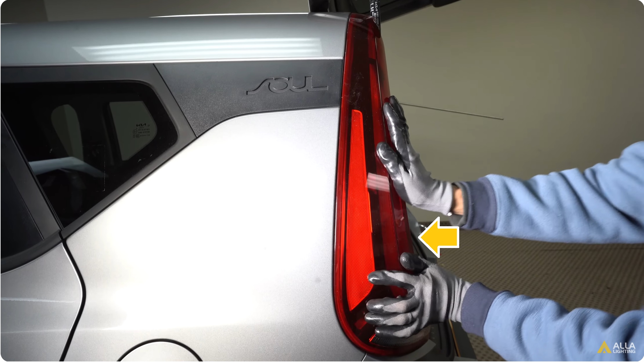 How to Change 2022 Kia Soul Rear Turn Signal Light | 1156NA LED Install 16