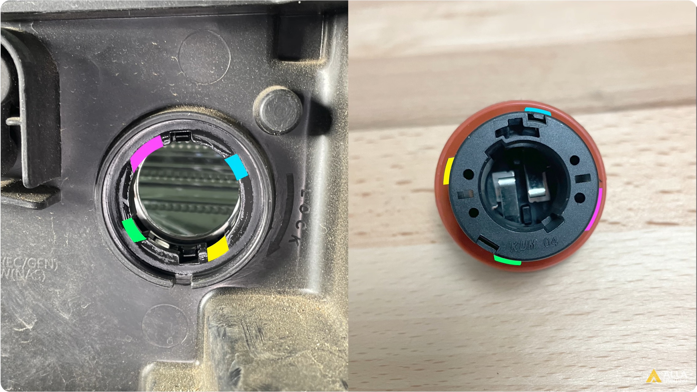 Easy replace 2022 Kia Soul Front Turn Signal Lights bulb | CAN Bus LED 9