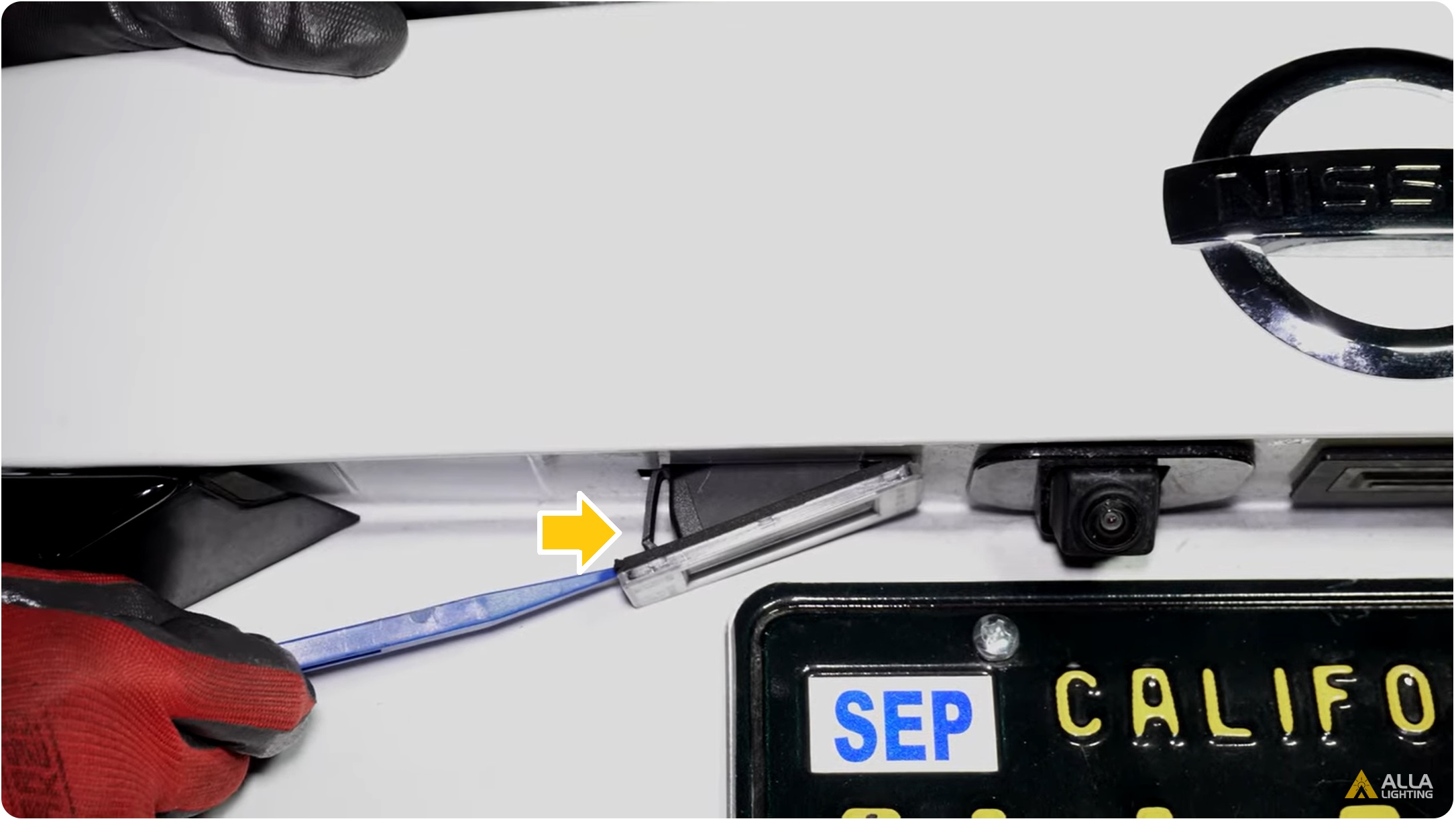 How to Replace 2020-2023 Nissan Sentra License Plate Light Assembly 6