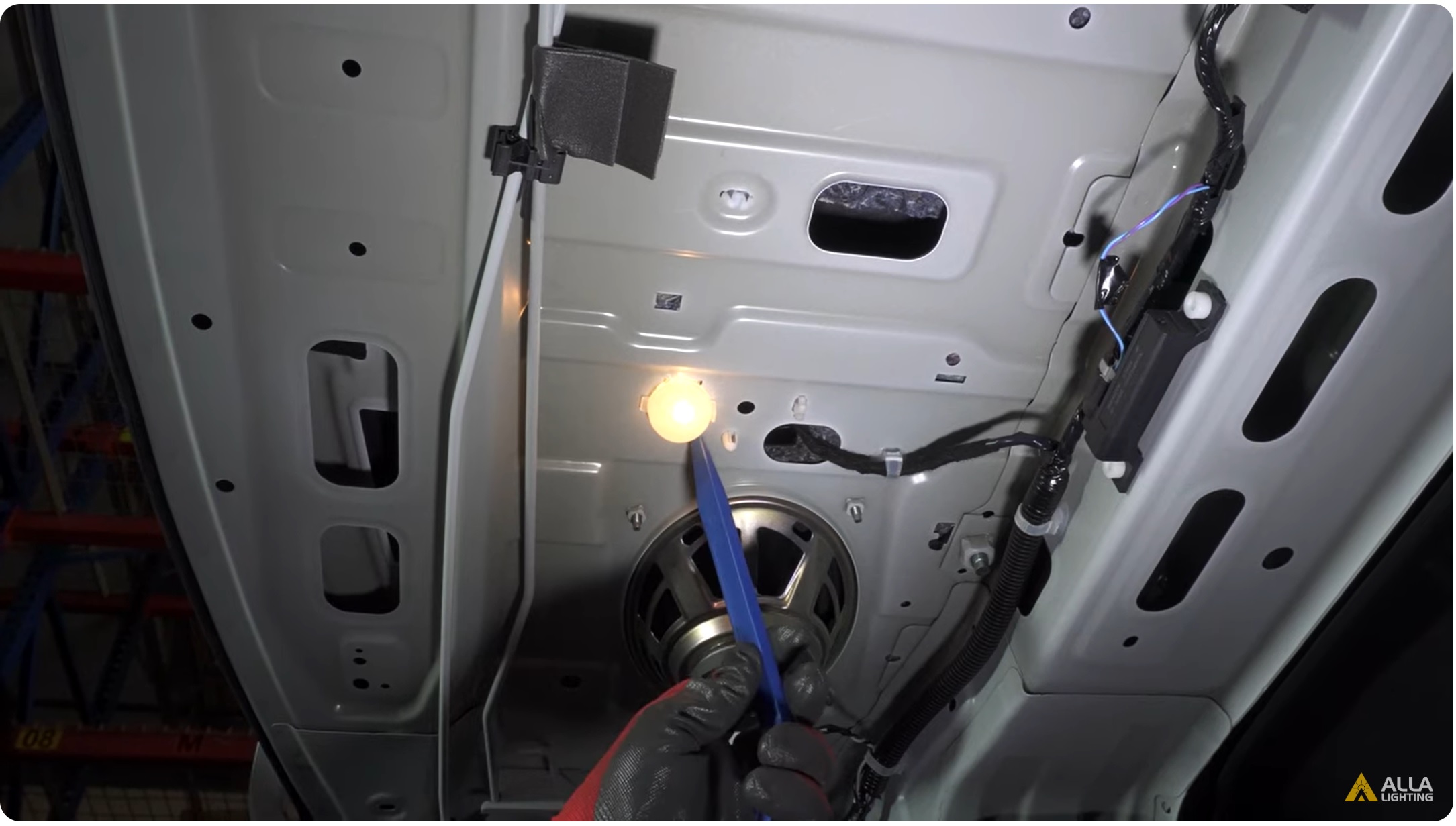 Easy Replace 2022 Nissan Sentra Trunk Cargo Lights with LEDs 6