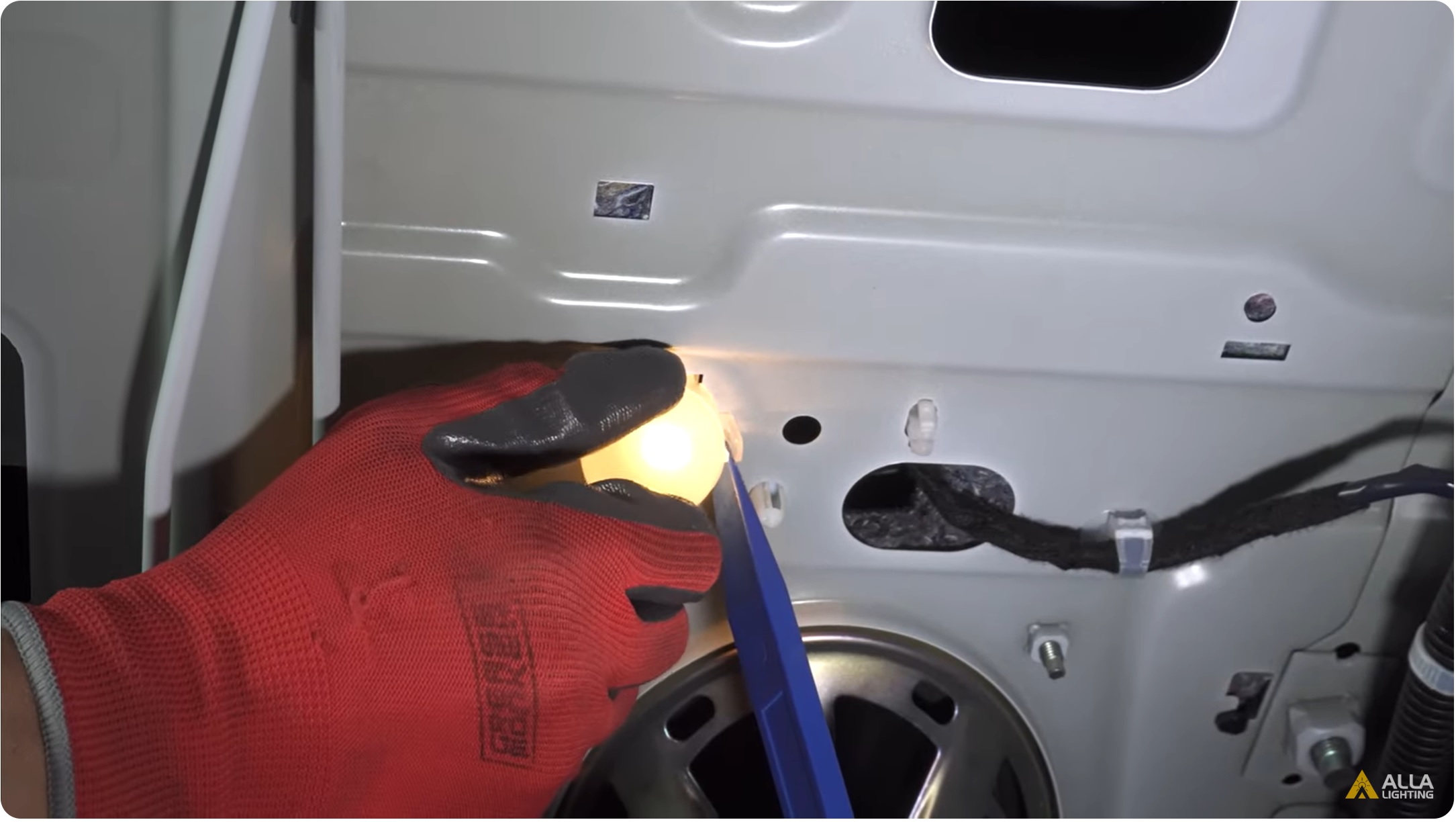 Easy Replace 2022 Nissan Sentra Trunk Cargo Lights with LEDs 7