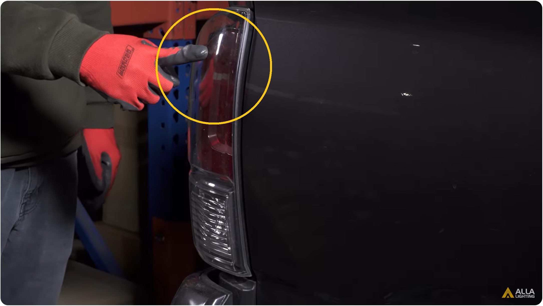 Easy how to change 2016-2023 Toyota Tacoma Rear Turn Signal Lights 4