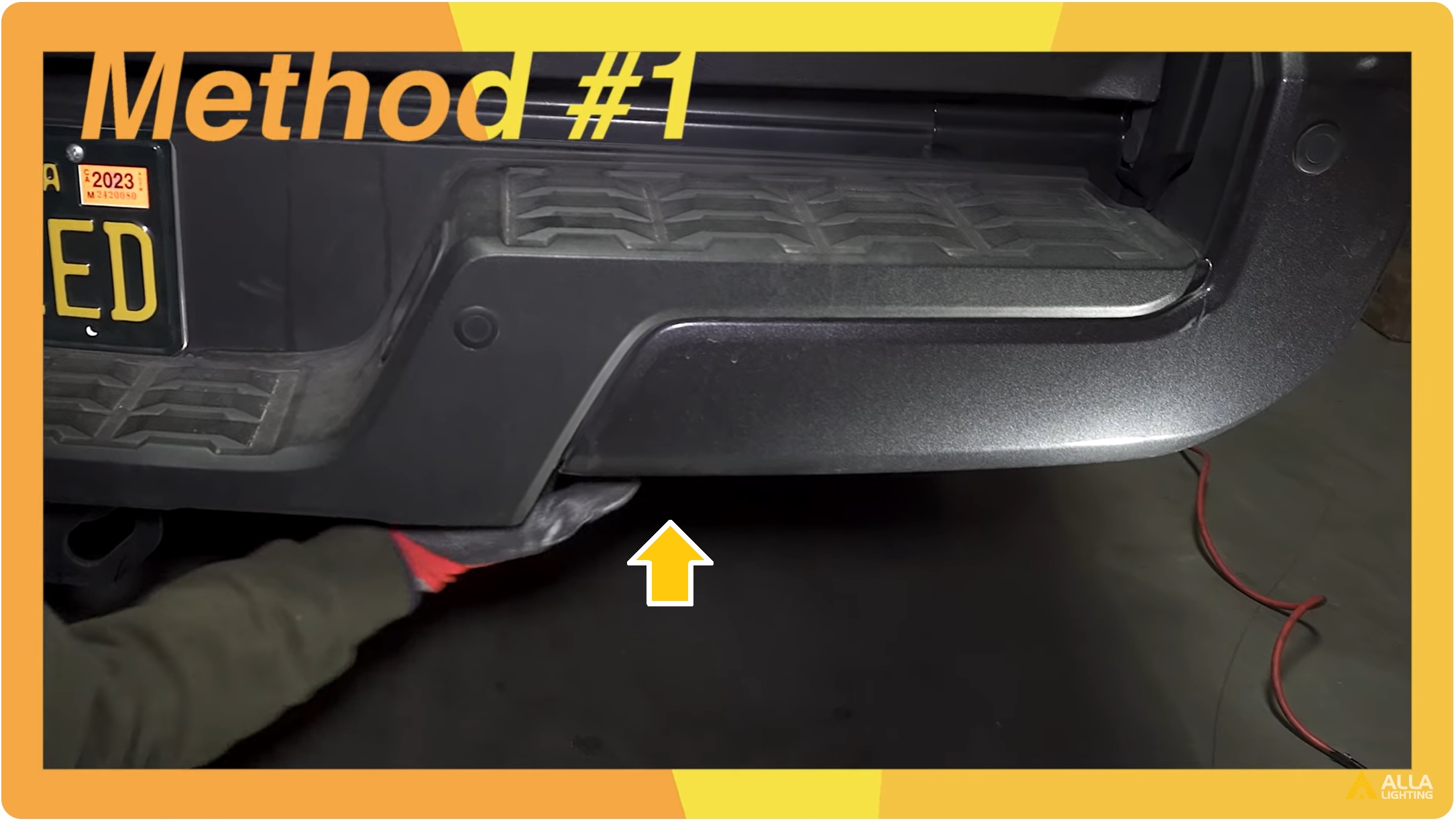 Easy How to Change 2016-2023 Toyota Tacoma License Plate Lights to LEDs 4