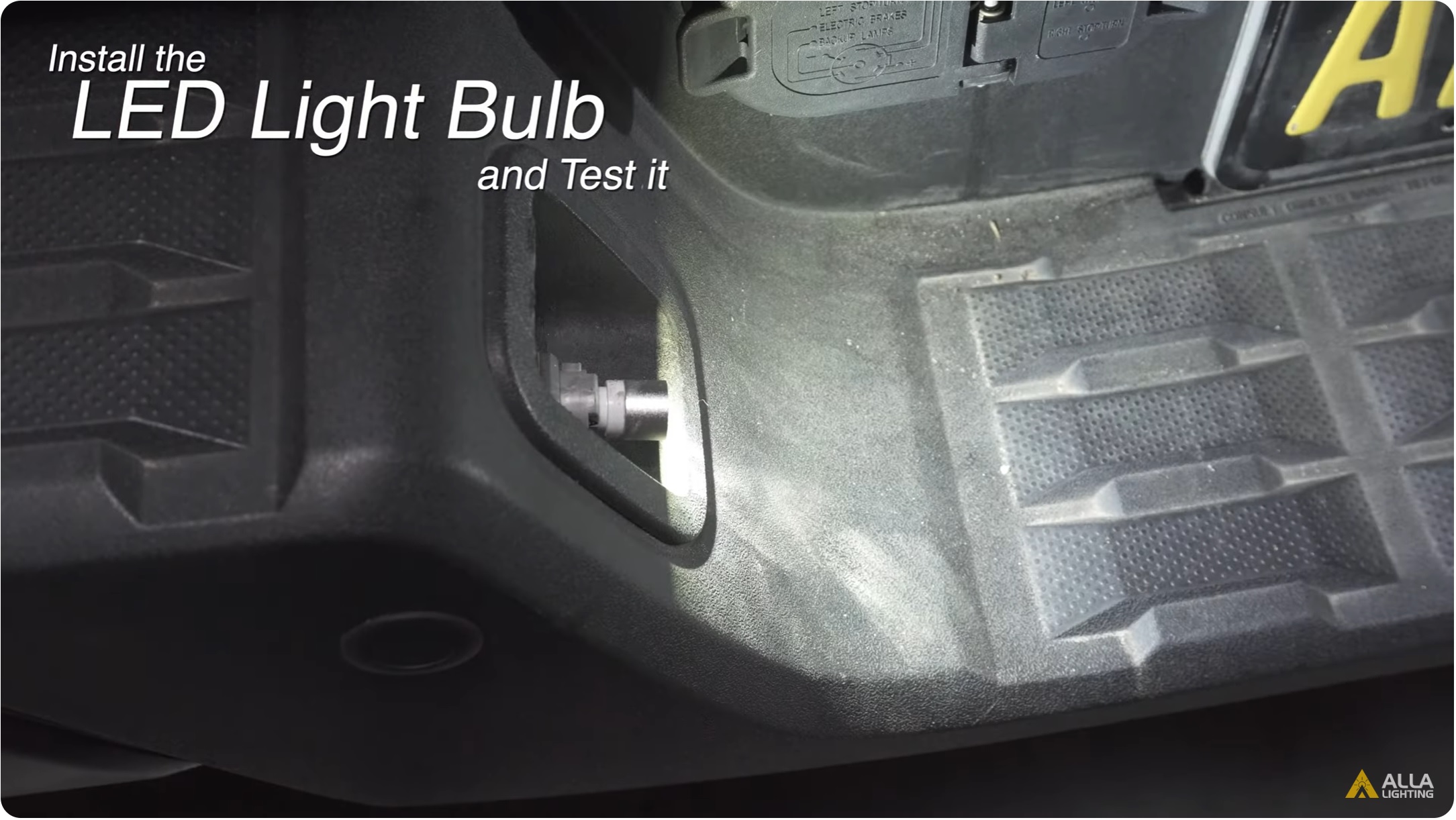 Easy How to Change 2016-2023 Toyota Tacoma License Plate Lights to LEDs 16