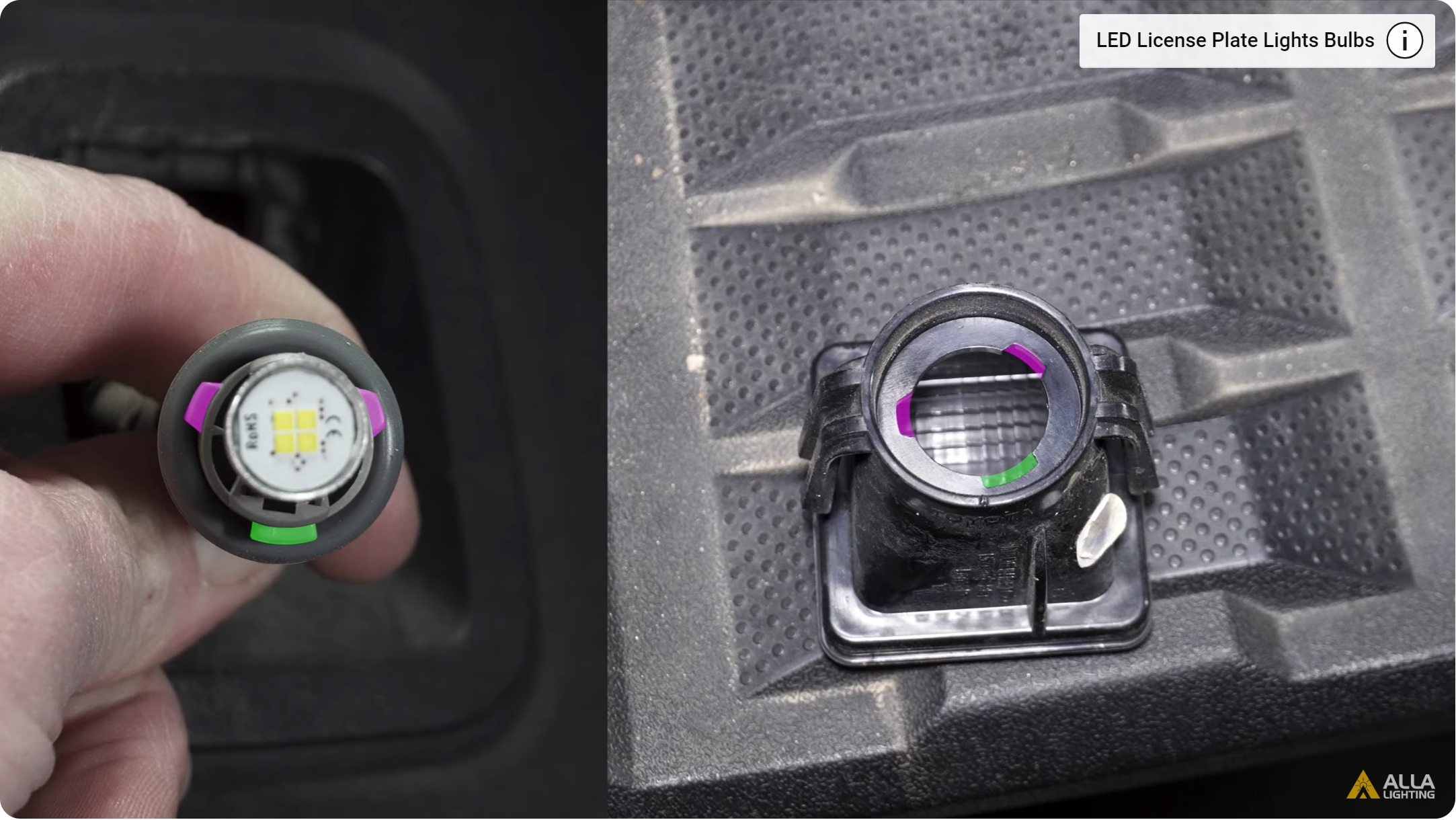 Easy How to Change 2016-2023 Toyota Tacoma License Plate Lights to LEDs 17