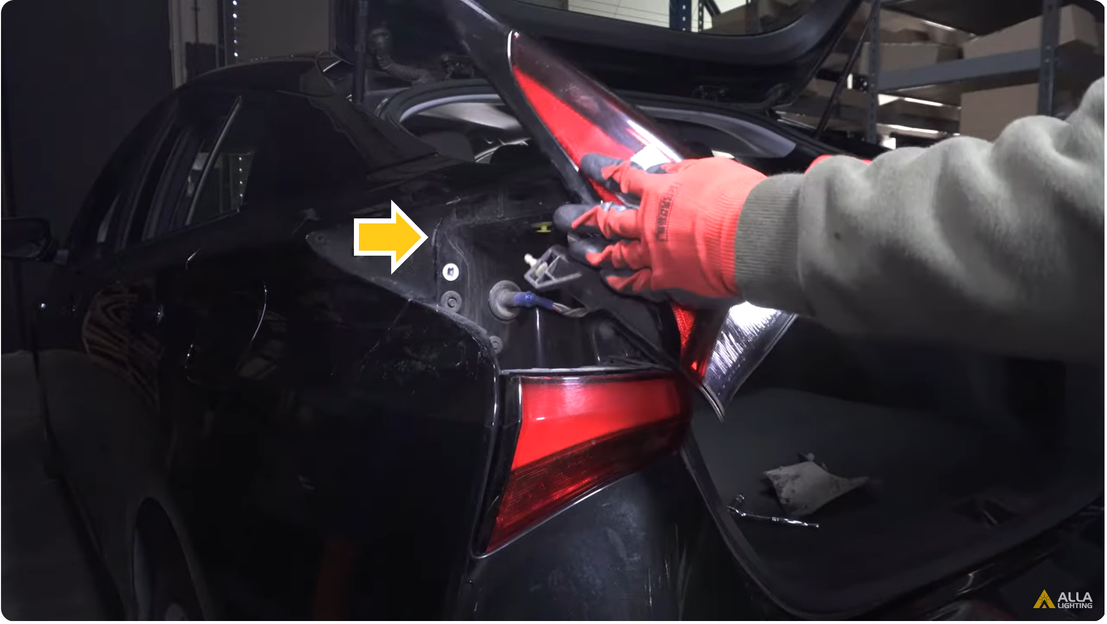 How to Install 2016~2023 Toyota Prius Reverse Lights Bulb with LEDs 11