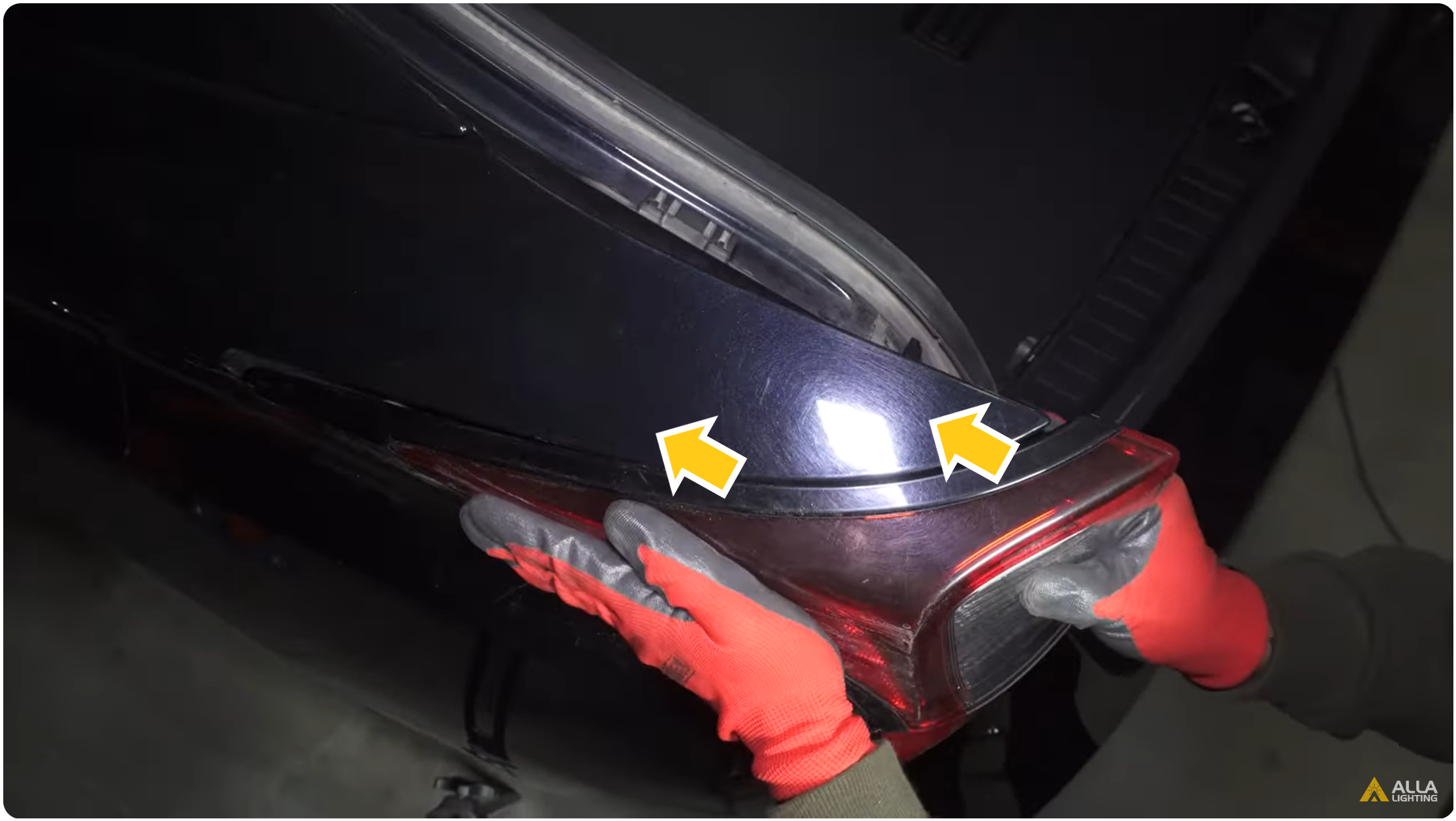 How to Install 2016~2023 Toyota Prius Reverse Lights Bulb with LEDs 20
