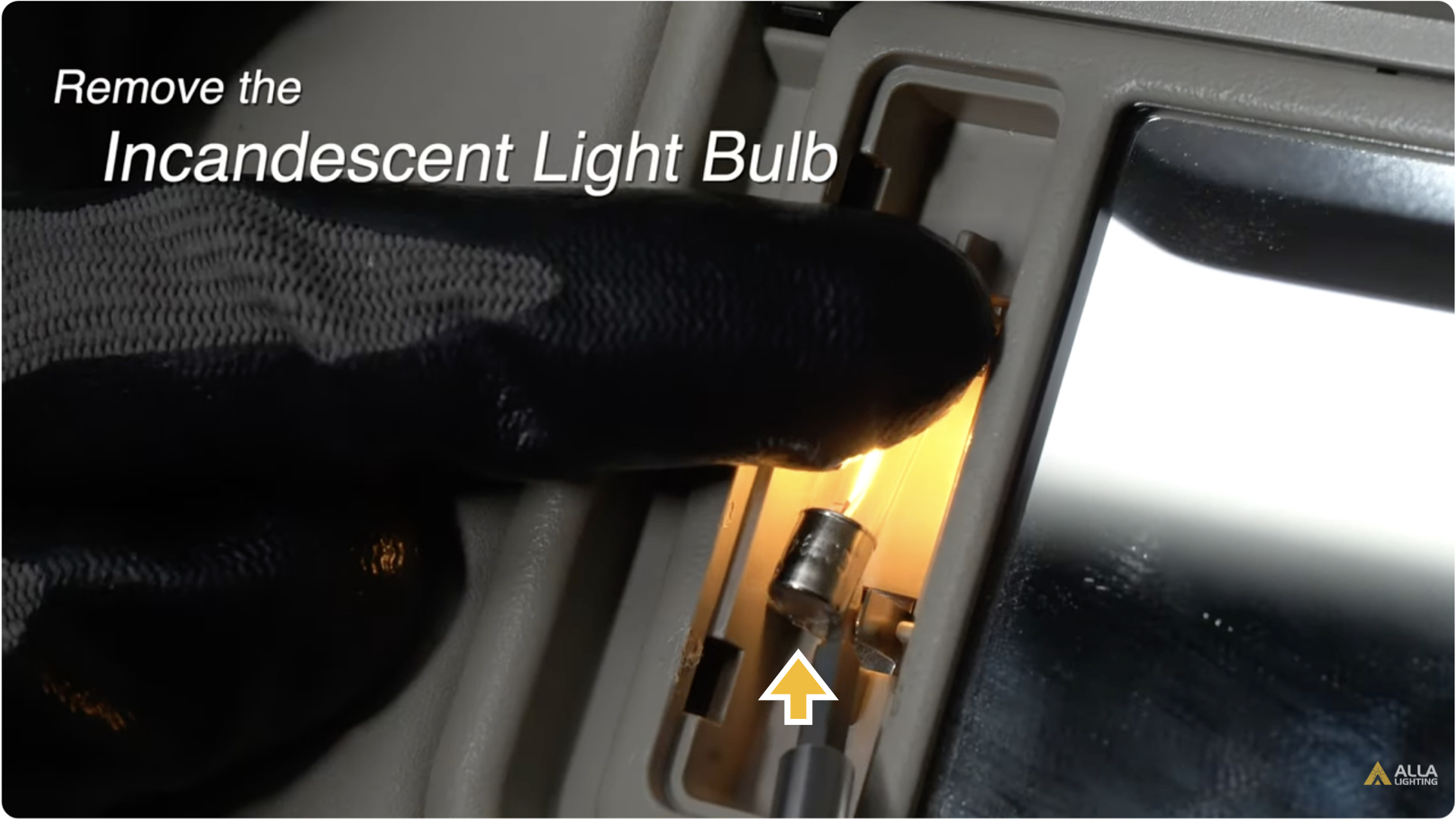 How to install 2019-2023 Ford Ranger Vanity Mirror Light 9