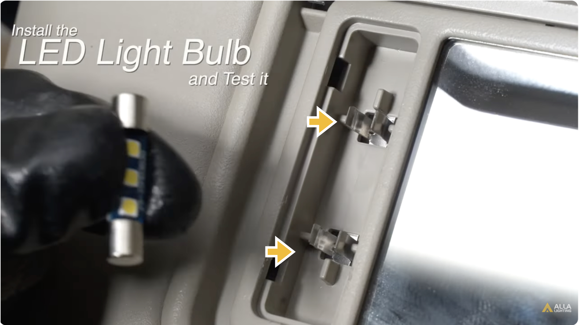 How to install 2019-2023 Ford Ranger Vanity Mirror Light 10