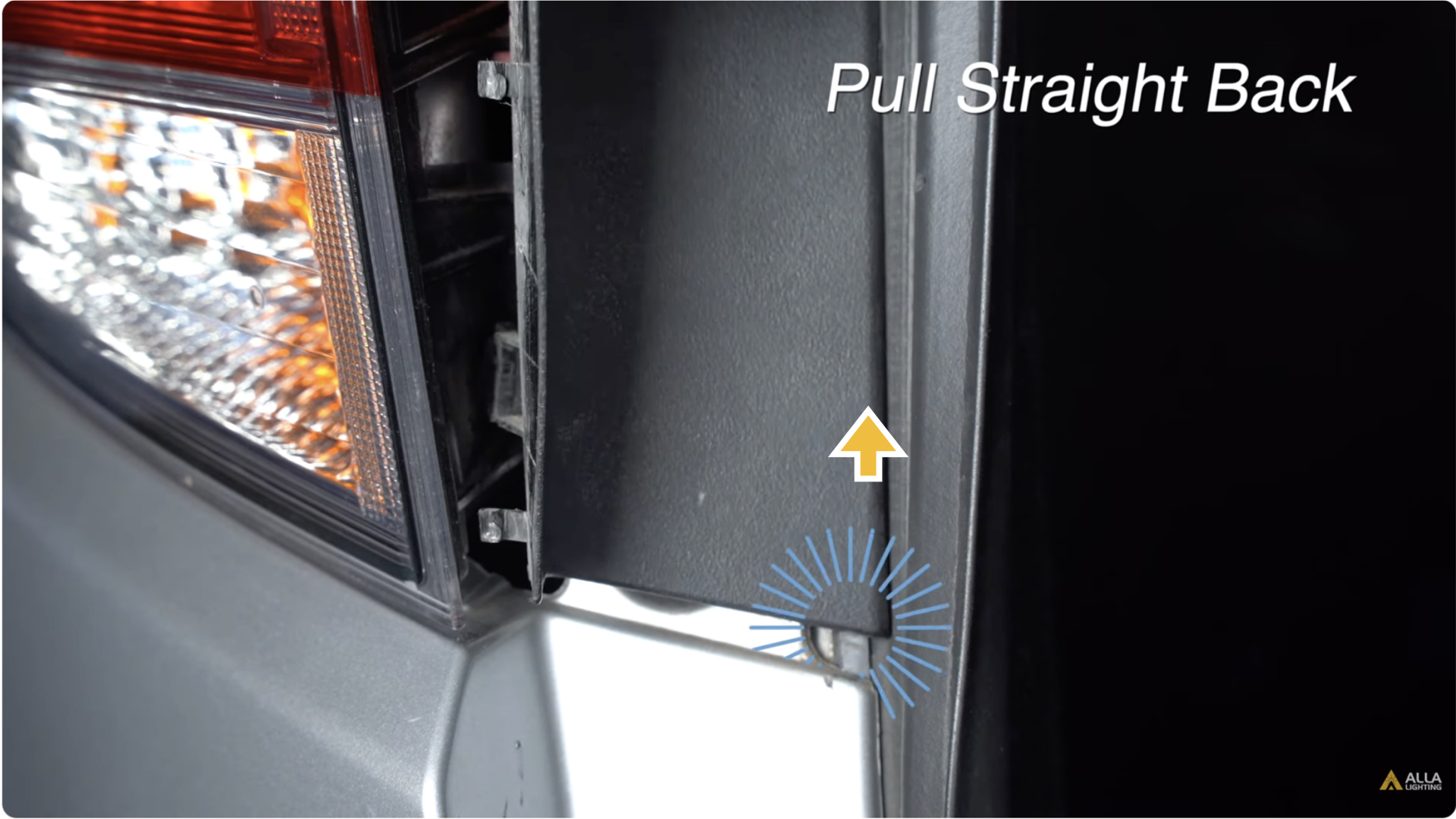 2020-2023 Toyota Corolla Rear Side Marker Lights Bulb Installation 8