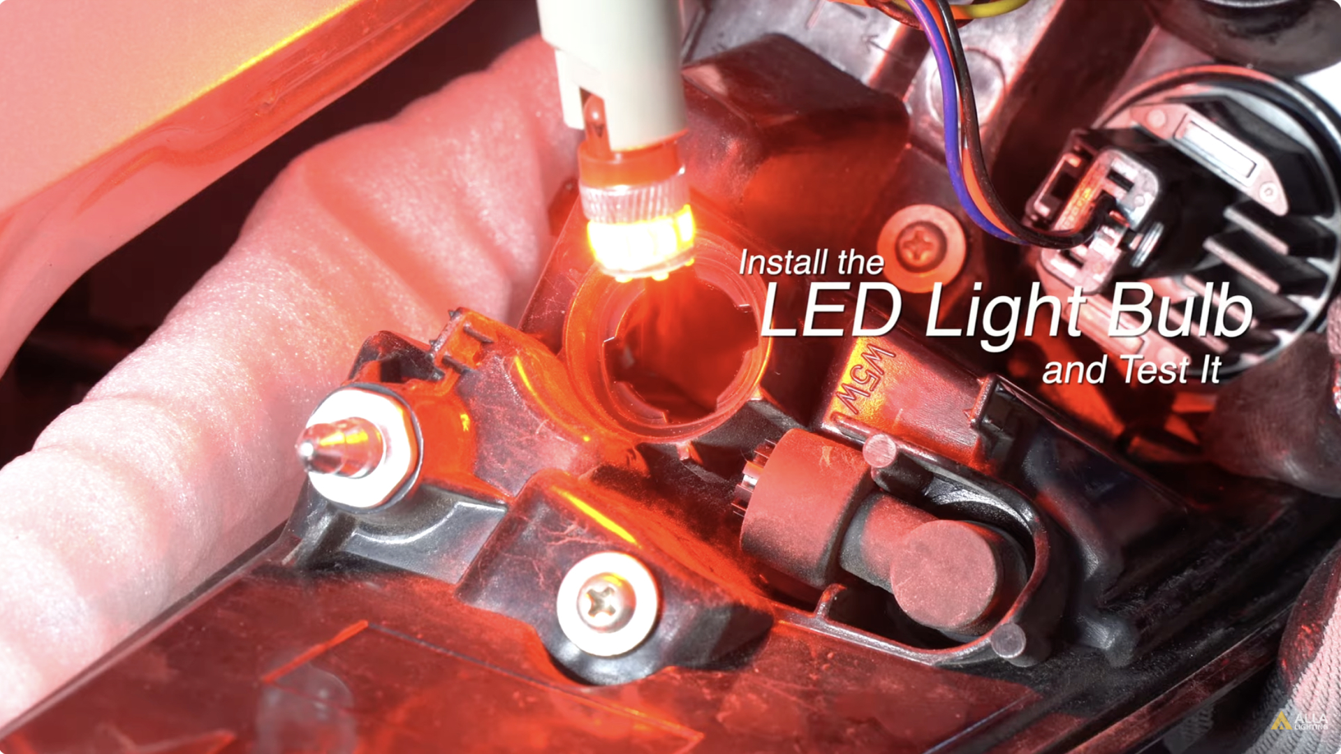 2020-2023 Toyota Corolla Rear Side Marker Lights Bulb Installation 19